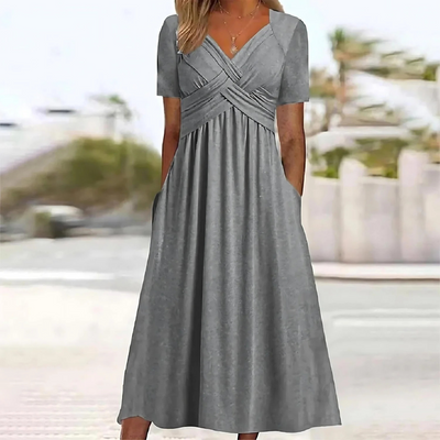 Emily - Elegant Dress with Tummy Coverage