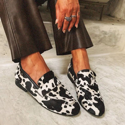 Elegant Animal Print Loafers | Loafers