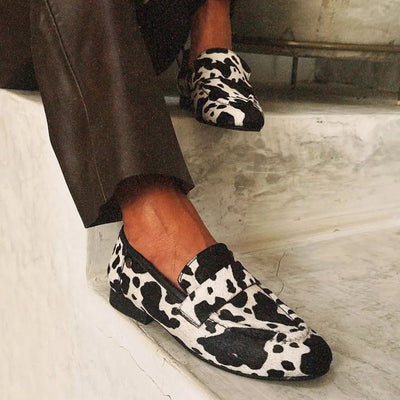 Elegant Animal Print Loafers | Loafers