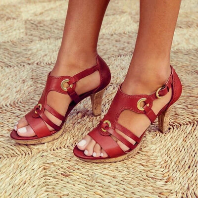 Karen - Heeled Comfort Sandals