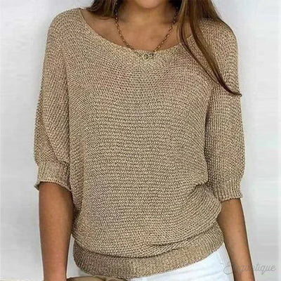 Luigia - Elegant Knit Sweater